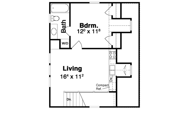 Garage Apt. image of Hemingway House Plan